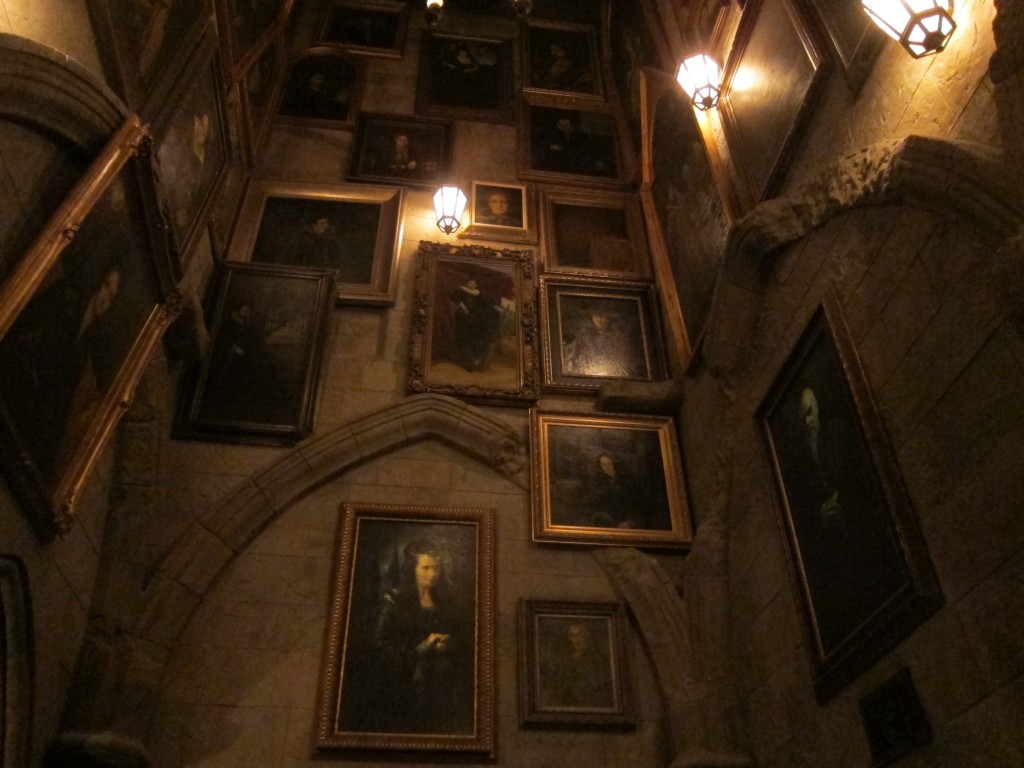 Hall of paintings Hogwarts Castle The Wizarding World or Harry Potter ...